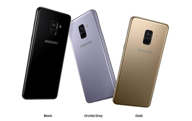 Samsung Galaxy A8 Duos ist in drei Farben verfügbar
