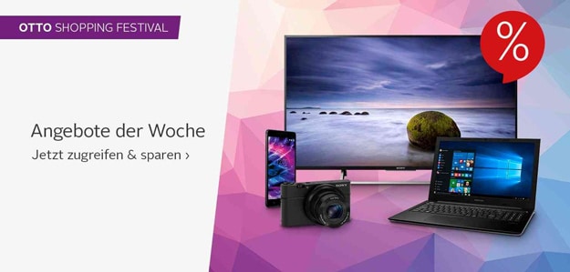 Otto Shopping Festival mit Technik-Sale und Rabatte auf Handy, Smartphone, Tablet und mehr