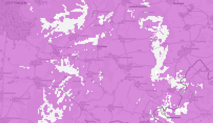 LTE Abdeckung in Deutschland