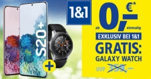 Frühlings-Special! 1&1 All-Net-Flat Tarife ab 9,99 € Grundgebühr (3 bis 60 GB LTE, o2- / Vodafone-Netz) - gratis Smartwatch!