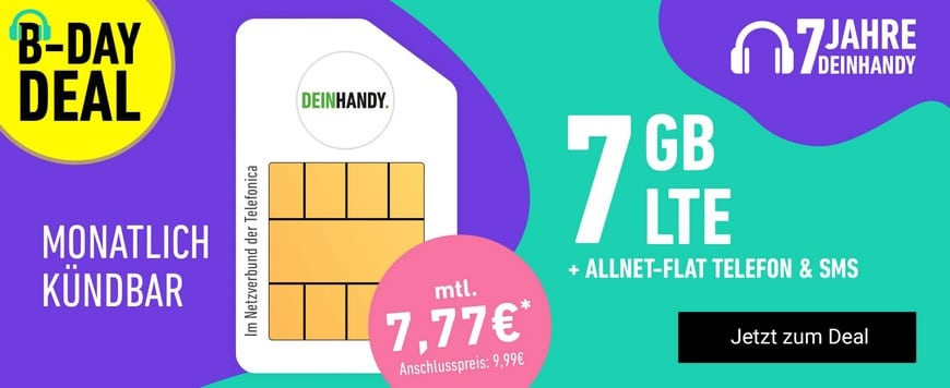 DeinHandy Aktionstarif 7 GB