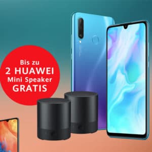 Huawei Sommeraktion: Bis zu 2 gratis Mini Speaker zum P30 lite, Mate 20 lite, P20 lite, P smart 2019 & mehr