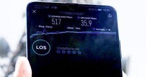 Huawei Mate 20X 5G Netztest Vodafone 5G