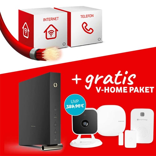Vodafon Red Internet & Phone 50 Cable Vodafone Red Internet & Phone Cable mit gratis Vodafone V-Home Paket