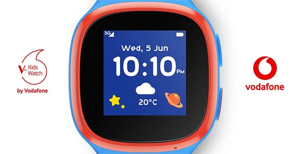 Klasse! V-Kids Watch von Vodafone für 59,99 €: Smartwatch mit GPS-Tracker für Kinder - Einschätzung & Details