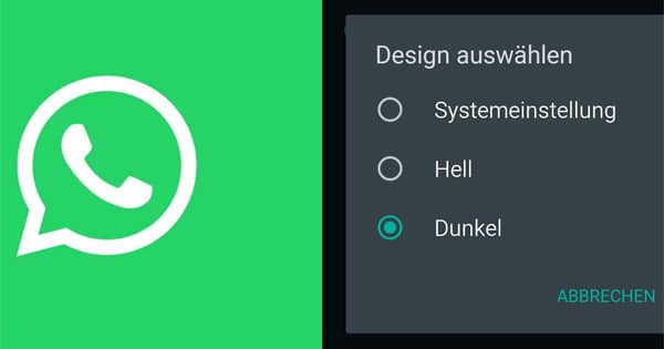 WhatsApp Dark Mode für Android und iPhone (iOS) aktivieren: So lässt sich das Design abdunkeln