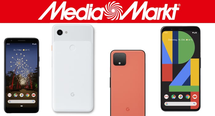 Google Pixel 3a / 3a XL, Pixel 4 / 4 XL im Vergleich: Top-Angebote bei MediaMarkt