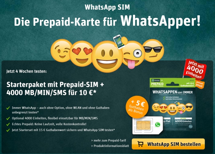 whatsapp SIM