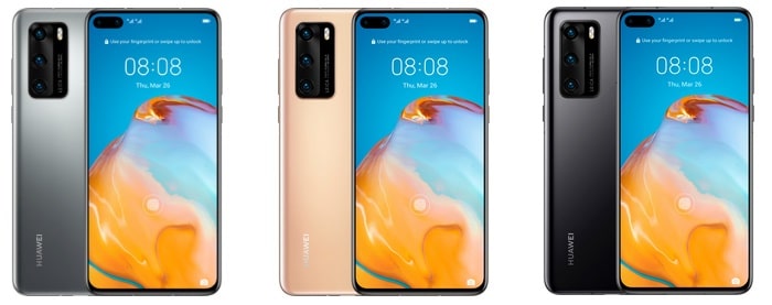 Huawei P40 Farben Sammelartikel