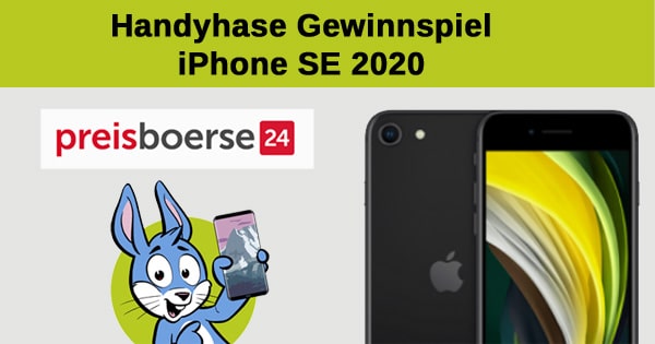 Handyhase-Gewinnspiel: Gewinne ein brandneues Apple iPhone SE 2020 im Wert von 479 €!