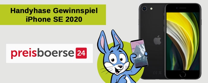 Handyhase-Gewinnspiel: Gewinne ein brandneues Apple iPhone SE 2020 im Wert von 479 €!