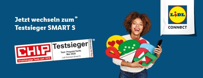 LIDL Connect Smart Tarife Testsieger