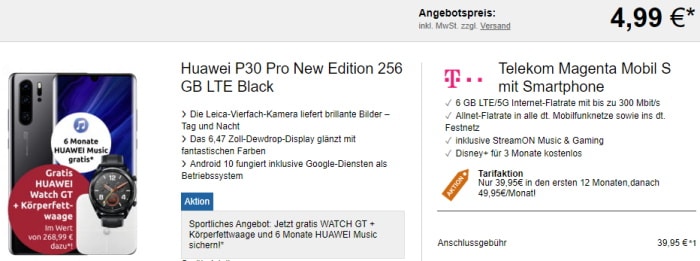 Huawei P30 Pro New Edition mit MagentaMobil S