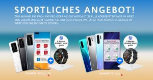 Huawei Aktion zur Huawei P30- & P40-Serie "Sportliches Angebot" Thumbnail