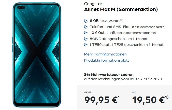 realme X3 Superzoom mit congstar Allnet Flat M bei Preisboerse24