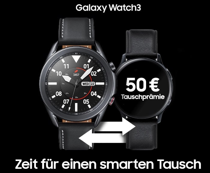 Galaxy Watch 3 Samsung Eintausch Aktion