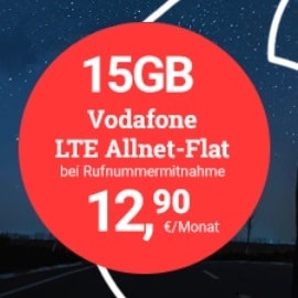 Tele2 15 GB Allnet-Flat Aktion Handyhase Bonusdeal