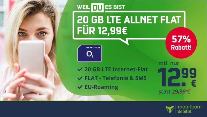 o2 Free M bei mobilcom-debitel