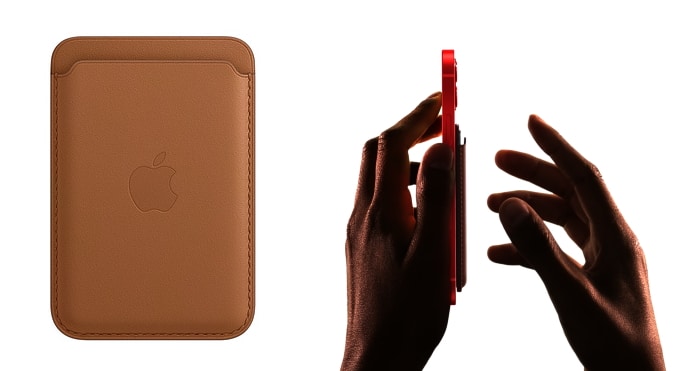 Apple Leder Wallet mit MagSafe für die iPhone 12 Familie