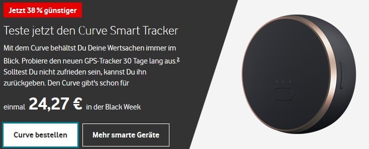 Black Week GPS Tracker Deal bei Vodafone