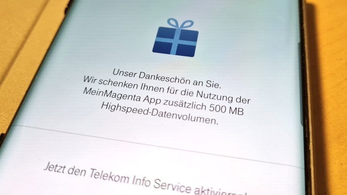 Telekom MeinMagenta: 500 MB Datenvolumen geschenkt Thumbnail