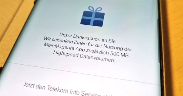 Telekom MeinMagenta: 500 MB Datenvolumen geschenkt