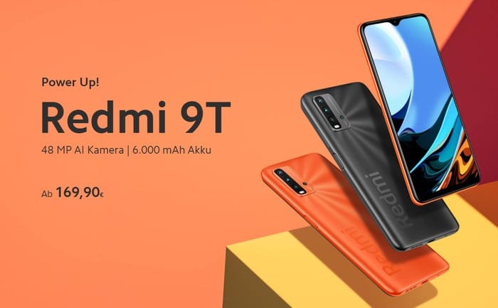 Xiaomi Redmi 9T mit Vertrag im Vergleich, Tarife im Netz von Telekom, Vodafone und o2