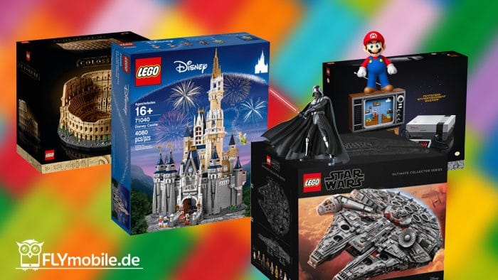 Lego kaufen & Ratenzahlung: Star Wars Millennium Falcon, Disney Schloss & Kollosseum günstig zum Handyvertrag