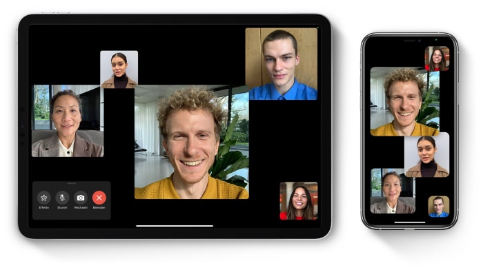 iOS 15 mit FaceTime-Gruppenvideochat und Bildschirmfreigabe