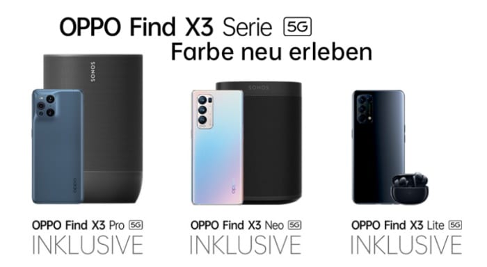 Oppo Find X3 Series Vorbesteller-Aktion