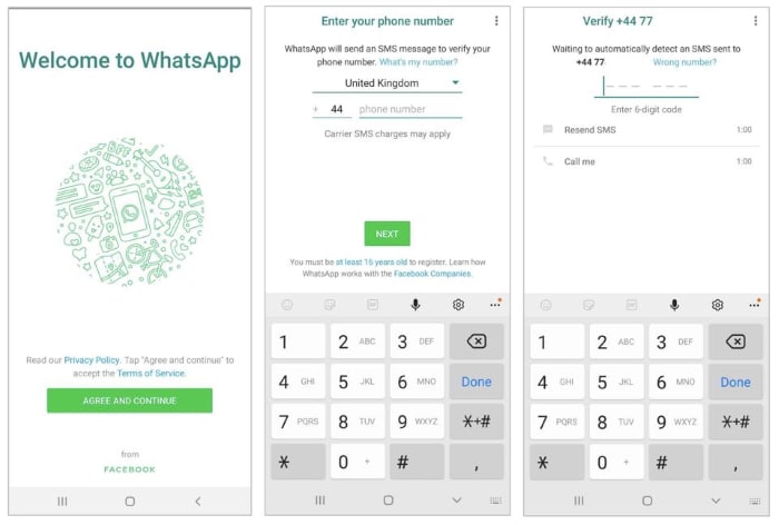 WhatsApp Hack SMS-Code