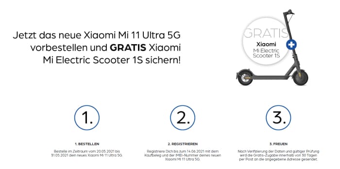 Xiaomi Mi 11 Ultra 5G Vorbesteller Aktion