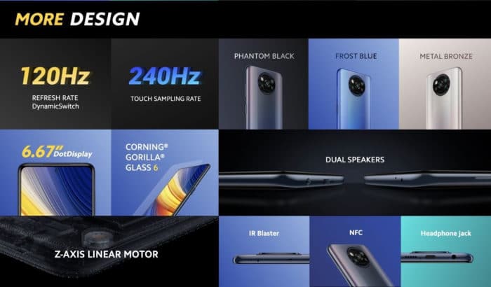 Xiaomi Poco X3 Pro - Design