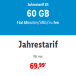 LIDL Connect Jahrestarif