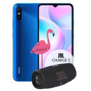 Xiaomi Redmi 9AT mit JBL Box Charge 5