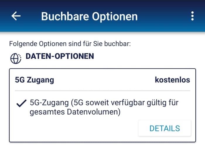 My o2 App - 5G Zugang kostenlos buchen für Bestandskunden von o2 Free M (Boost)