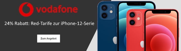 Vodafone Red Tarife mit iPhone 12 und iPhone 12 mini