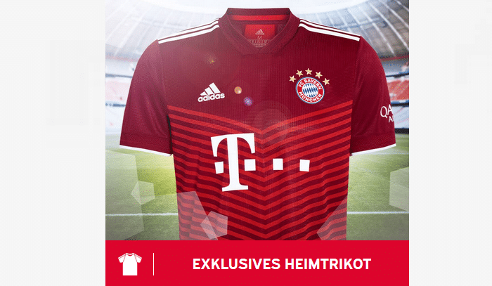 FC Bayern Mobil Heim Trikot