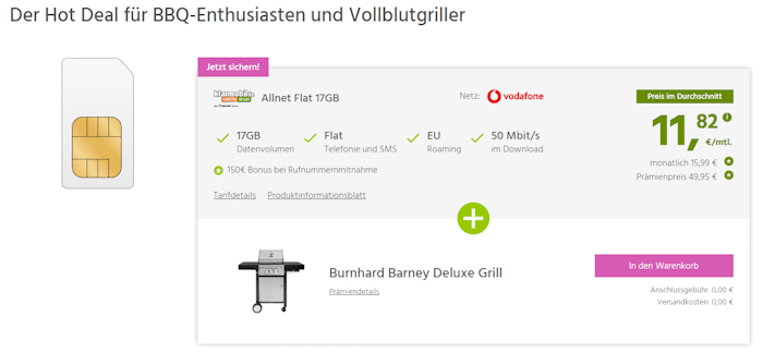 Burnhard Barney Deluxe Grill