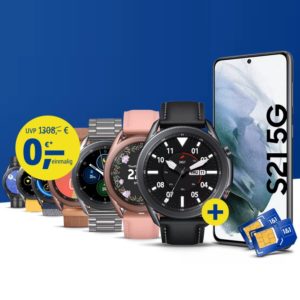 Galaxy S21 + Galaxy Watch 3 LTE bei 1und1 Aktion