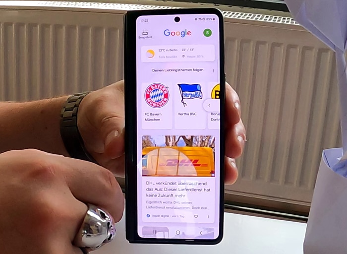 Samsung Galaxy Z Fold 3 im ersten Kurz-Test