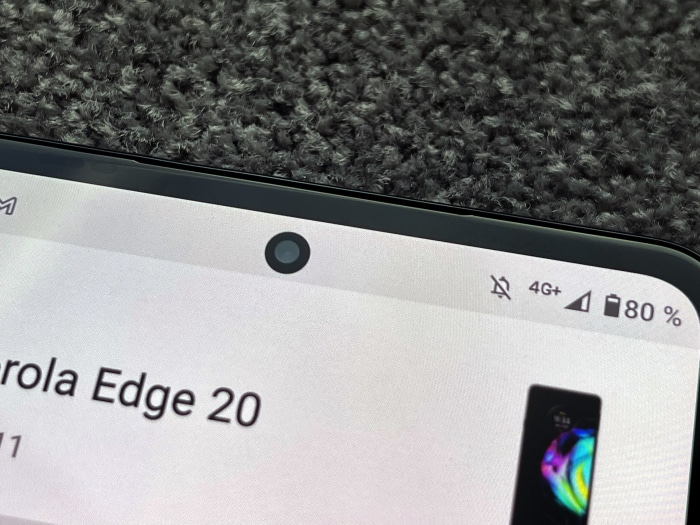 Motorola Edge 20 Test - Punchhole-Selfie-Cam