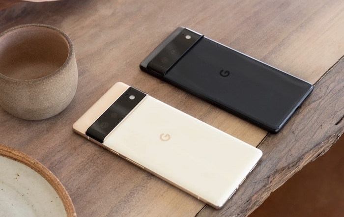 Google Pixel 6 Rückseite Design und Kamera