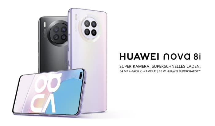 HUAWEI nova 8i - Startbild Landingpage