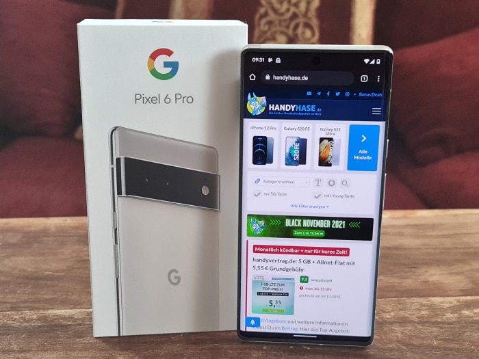 Google Pixel 6 Pro im Handyhase.de Test