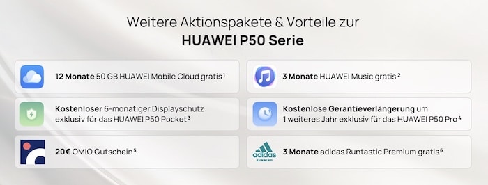 Huawei Aktion für P50 Pro und P50 Pocket