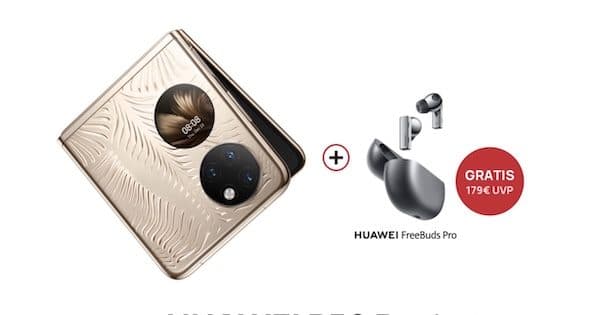 Huawei P50 Pocket FreeBuds Pro Zugabe