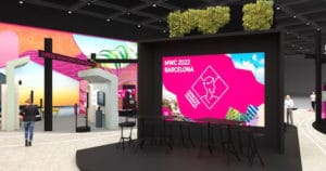 Telekom Stand MWC 2022 Digitale Nachhaltigkeit