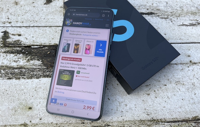Samsung Galaxy S22 Plus im Test - Titelbild