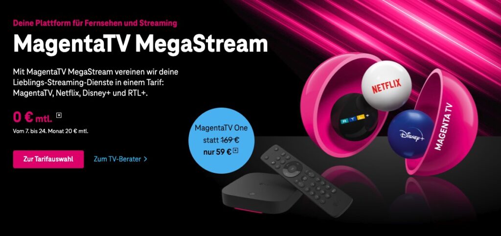 MagentaTV One MegaStream Deal